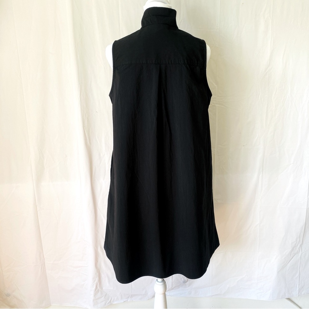 Tuckernuck Black Sleeveless Mini Dress with Stand Collar - Picture 6 of 13